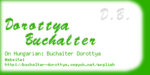 dorottya buchalter business card